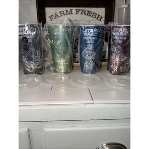 Burger King Star Wars Mandalorian & Grogu Collector Cups - Complete set, NEW